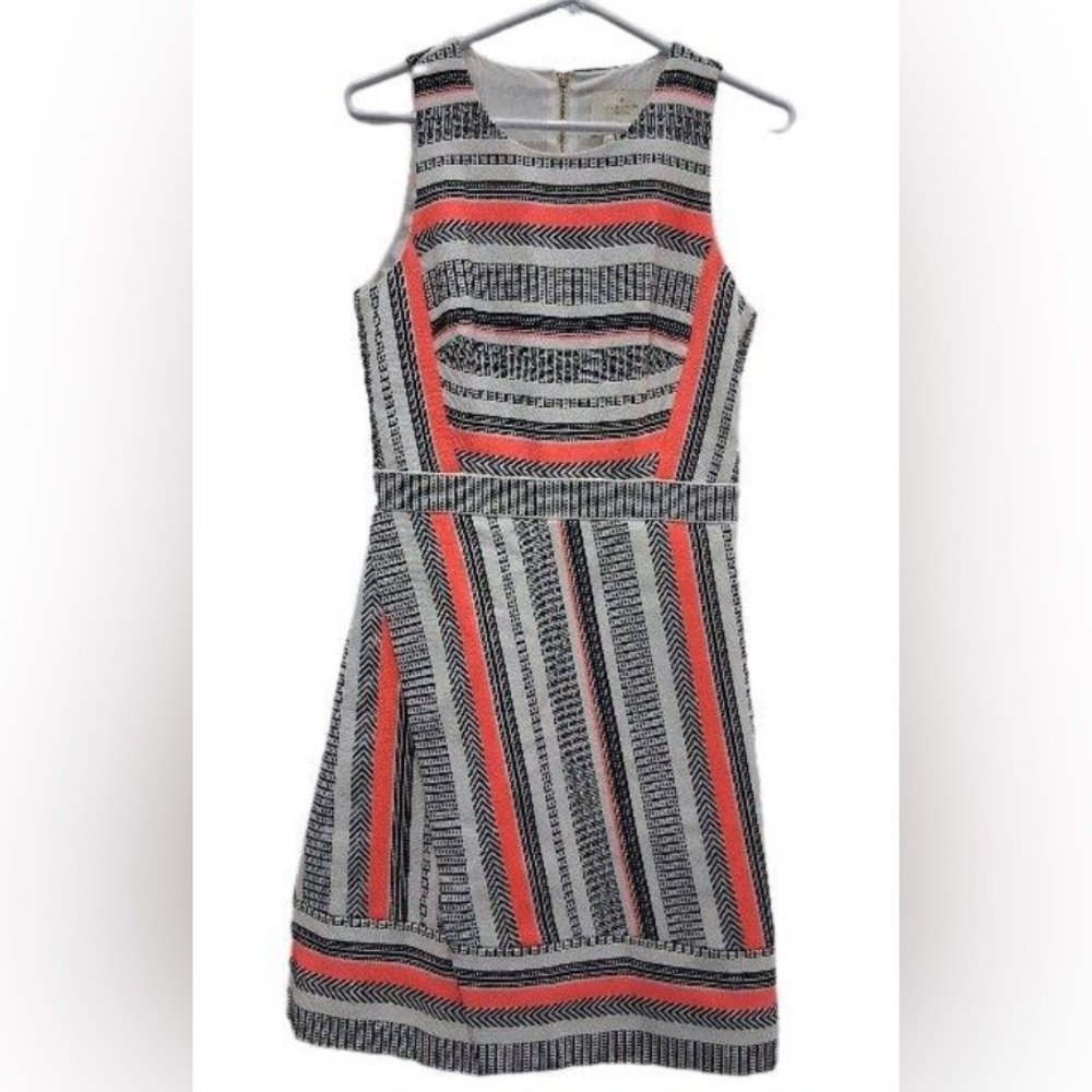 🛑 Price Drop. Kate Spade, size 4, Dress - Black, White & Orange. Adorable